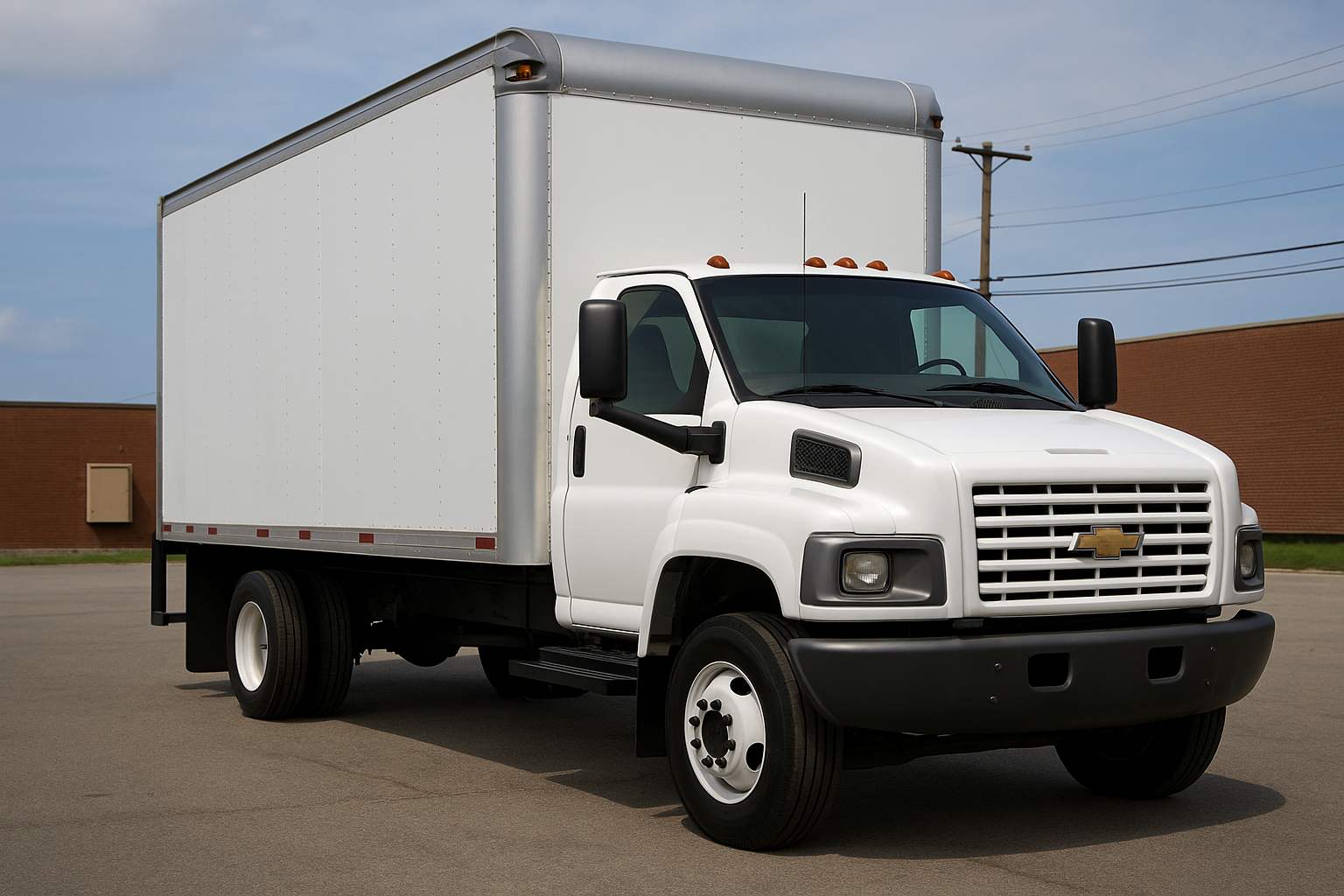2009 chevrolet c6500 box truck 13'6