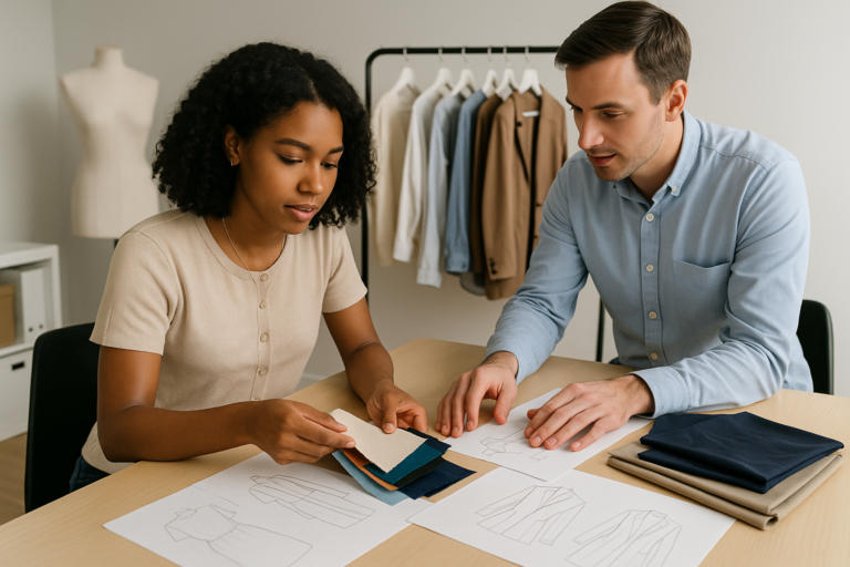 The cooperation with custom clothing manufacturers enables startups to launch confidently