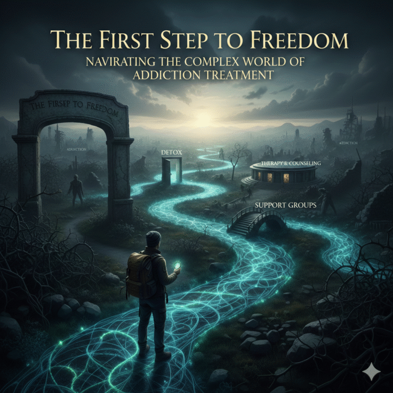 The First Step to Freedom: Navigating the Complex World of Addiction Treatment